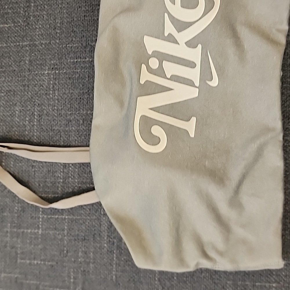 Nike Tan Bralette with Logo, Size Small - Picture 2 of 9
